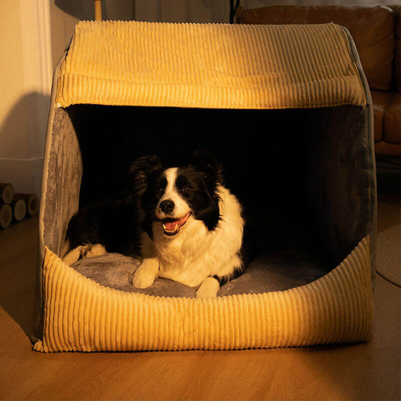 Dog Tent Bed Cozy – Soft Warm Cave Style for Pets