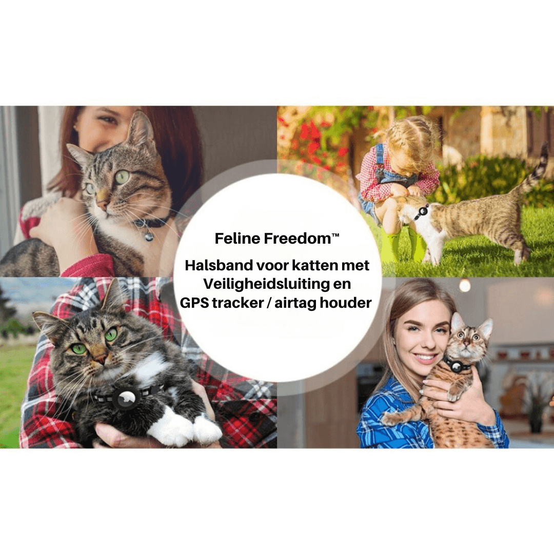 Cat Collar GPS Tracker – Safety Closure Adjustable Pet Accessory