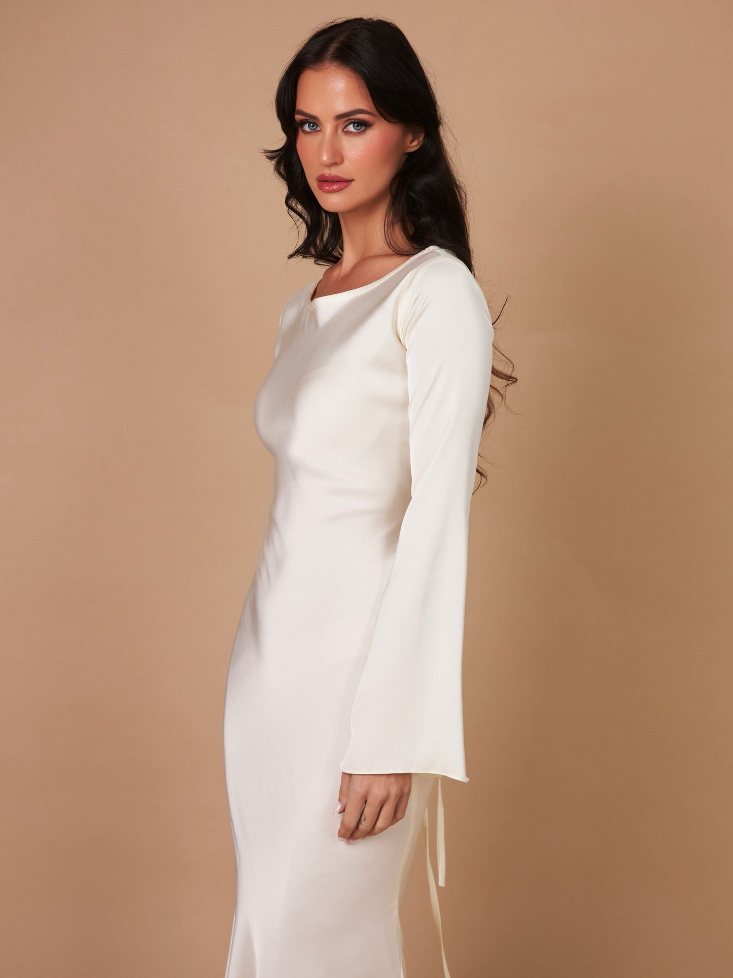 Maxi Dress Long Sleeve – Elegant Evening Gown for Women