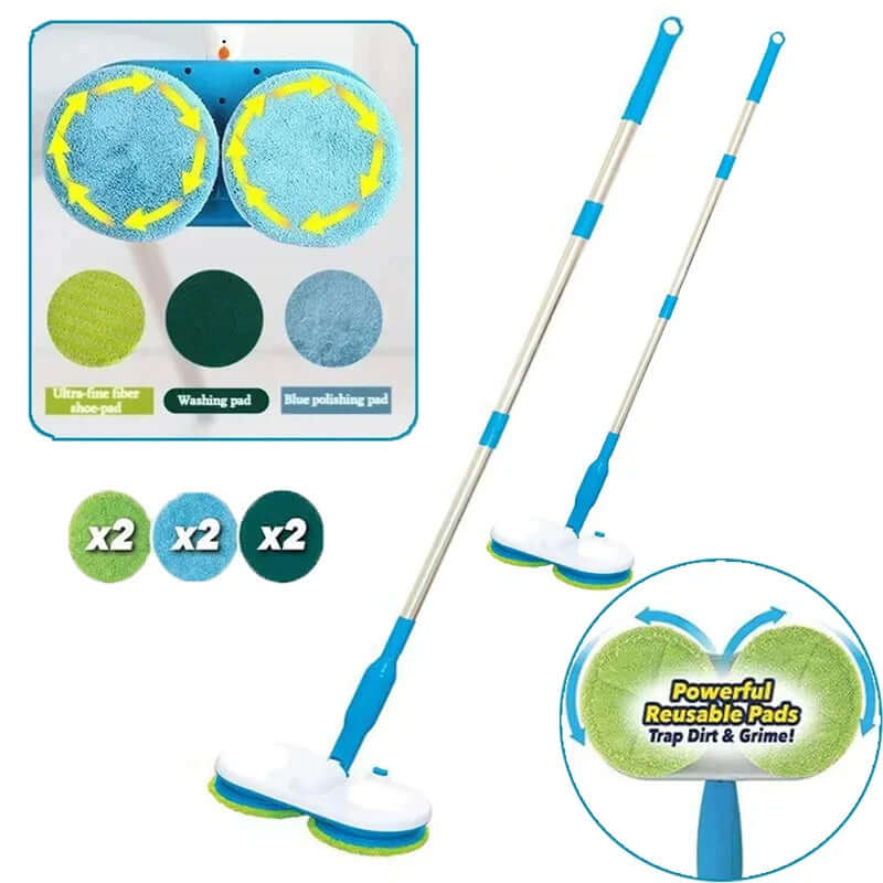 Electric Mop Wireless – Cordless Floor Cleaner with Spin Technology