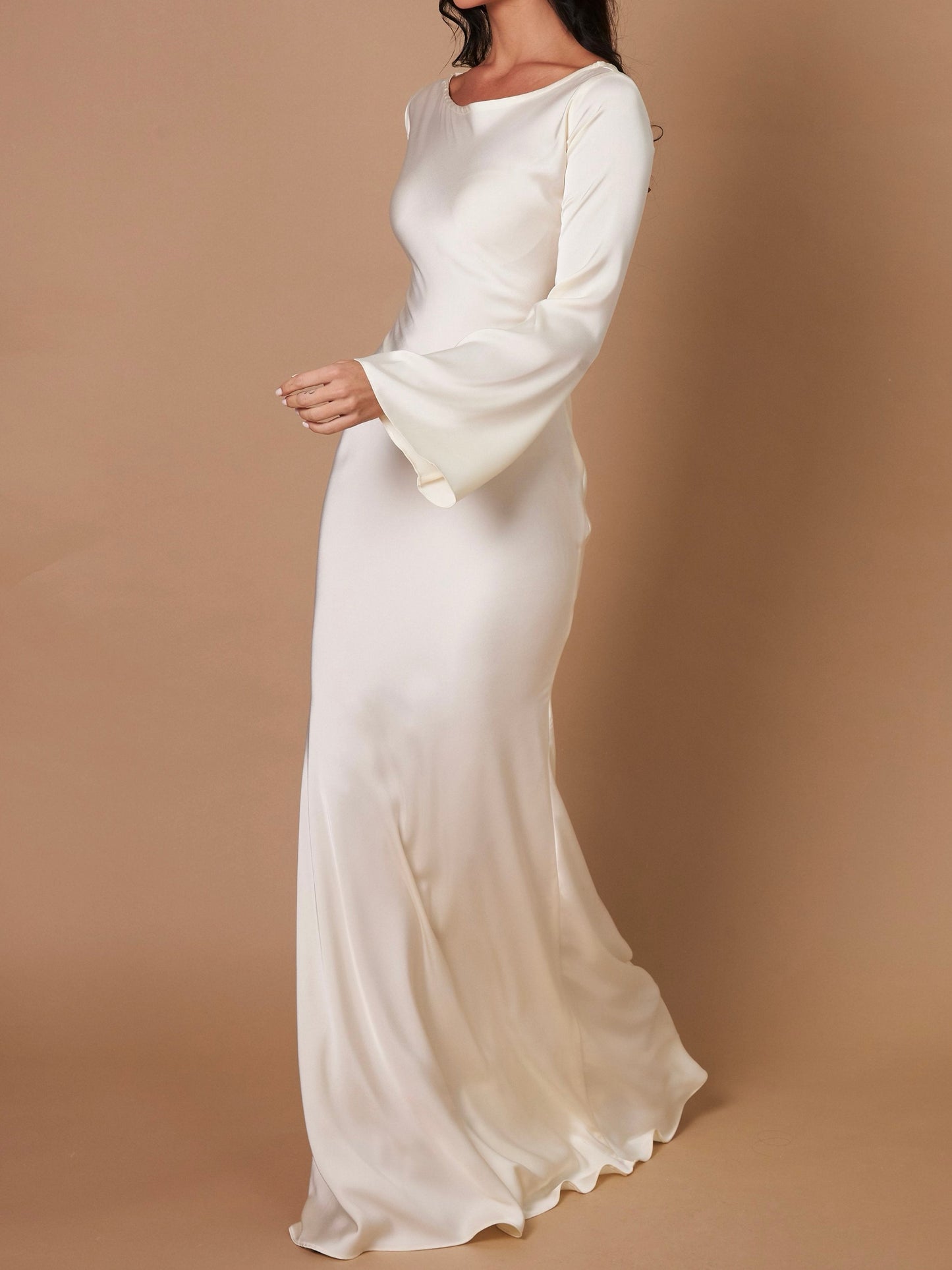 Maxi Dress Long Sleeve – Elegant Evening Gown for Women