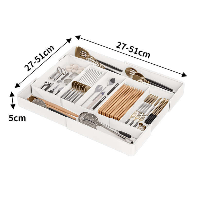 Cutlery Organizer – Kitchen Drawer Storage for Utensils & Silverware