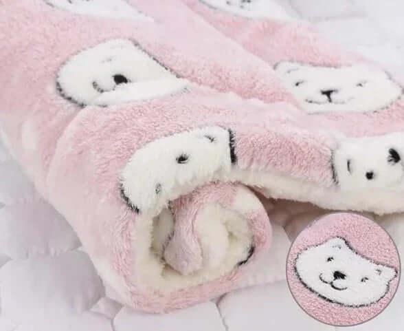 Cat Blanket Warm Soft Fleece – Cozy Snuggle Pet Throw