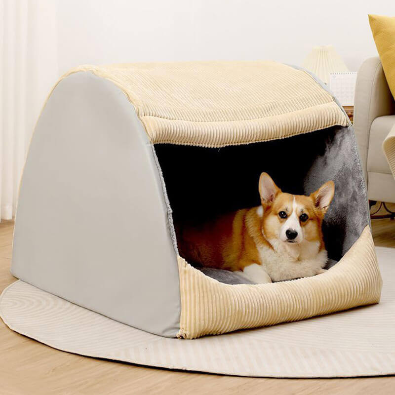 Dog Tent Bed Cozy – Soft Warm Cave Style for Pets