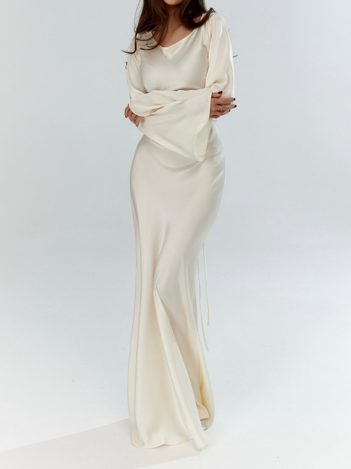 Maxi Dress Long Sleeve – Elegant Evening Gown for Women