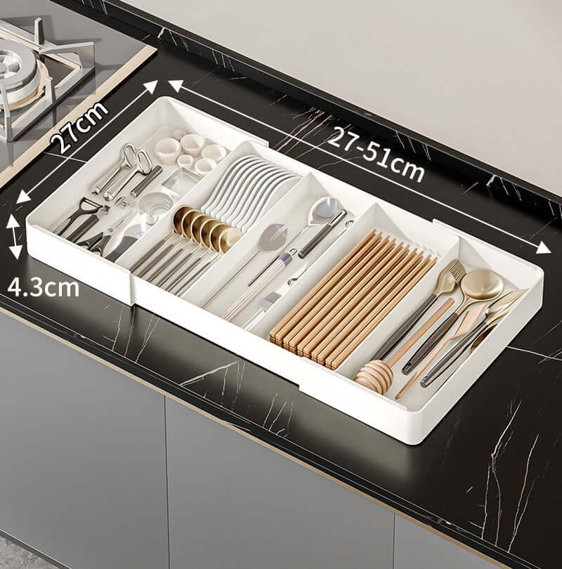 Cutlery Organizer – Kitchen Drawer Storage for Utensils & Silverware