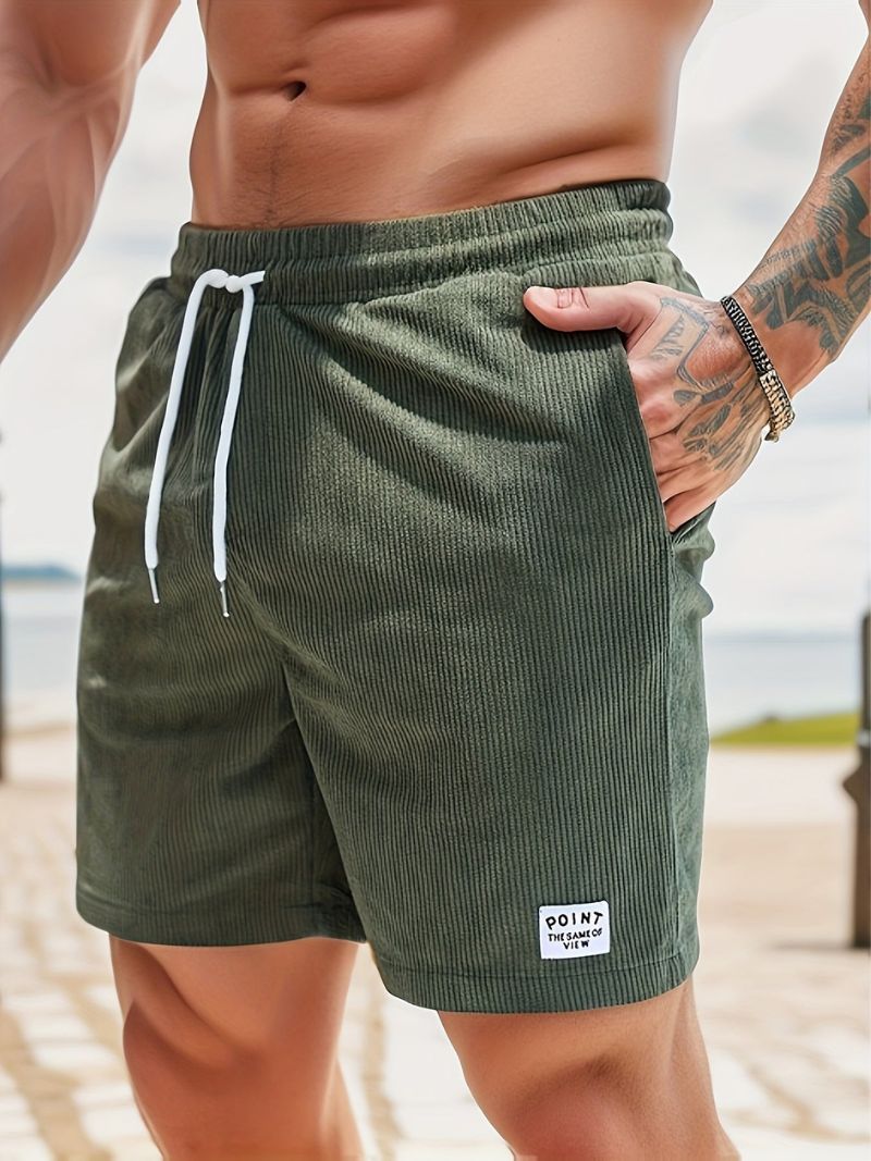 Men's Casual Shorts – Comfortable Corduroy Style for Versatile Wear