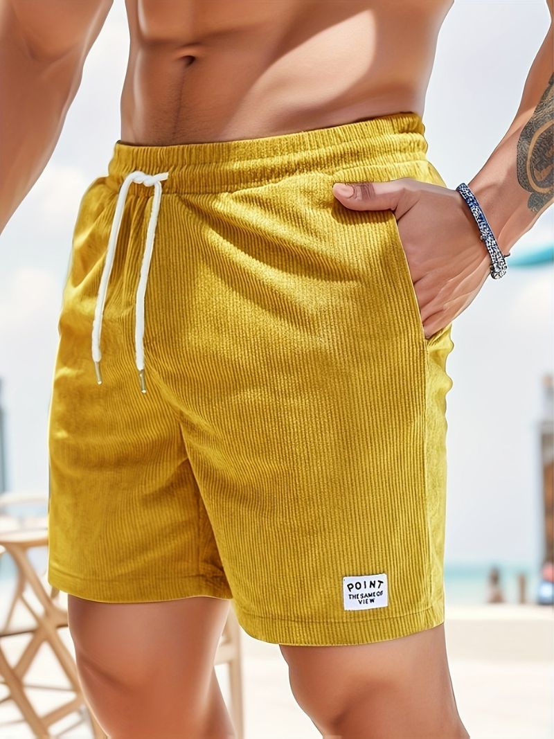 Men's Casual Shorts – Comfortable Corduroy Style for Versatile Wear