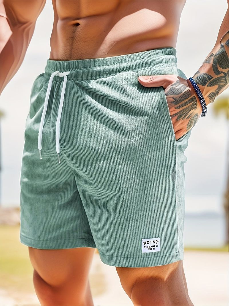 Men's Casual Shorts – Comfortable Corduroy Style for Versatile Wear