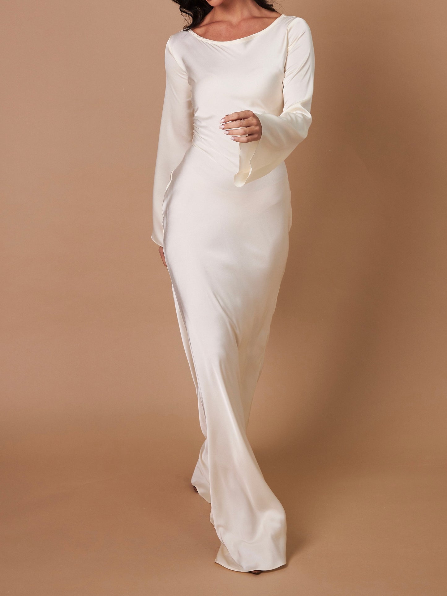 Maxi Dress Long Sleeve – Elegant Evening Gown for Women