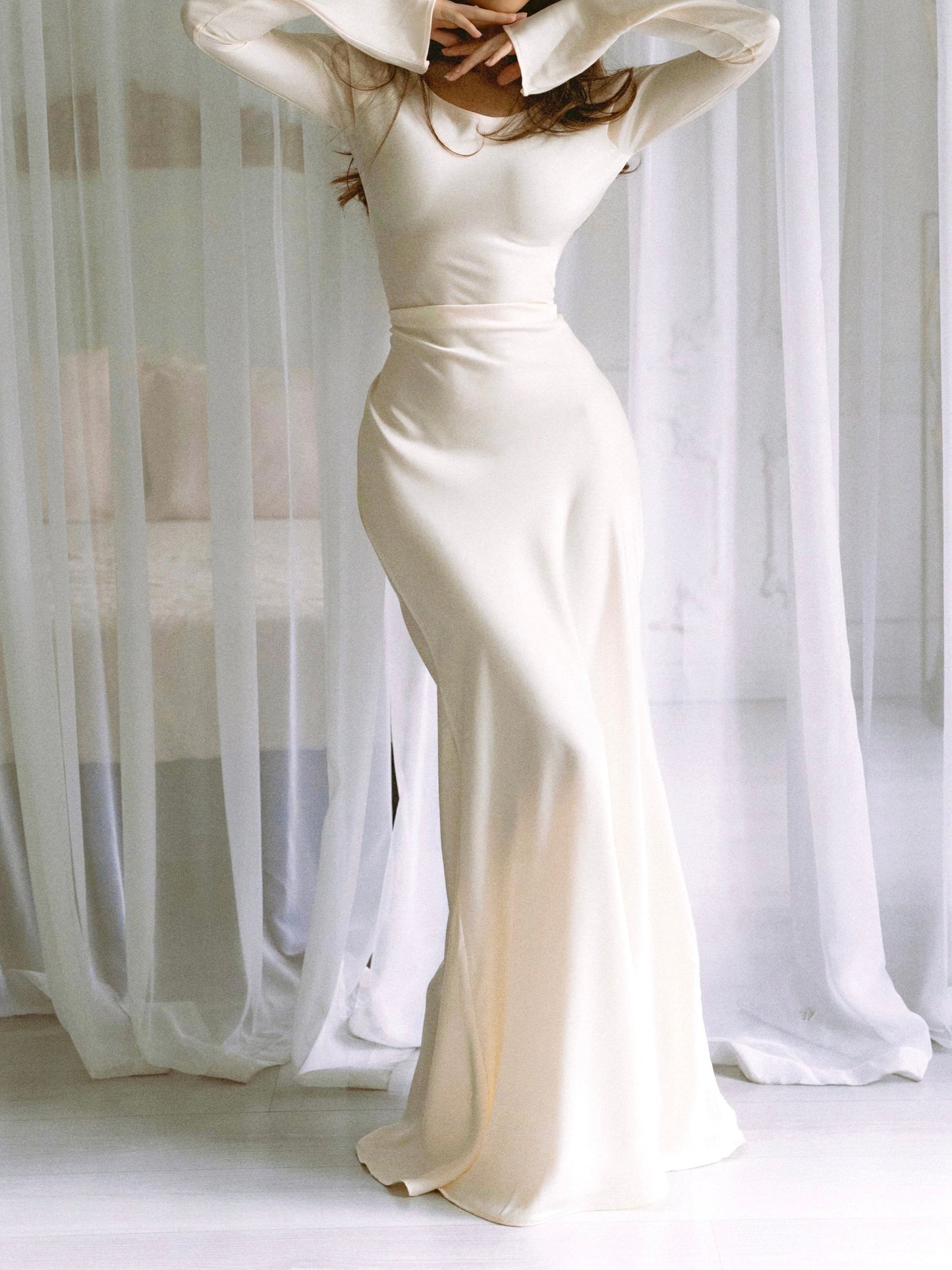 Maxi Dress Long Sleeve – Elegant Evening Gown for Women