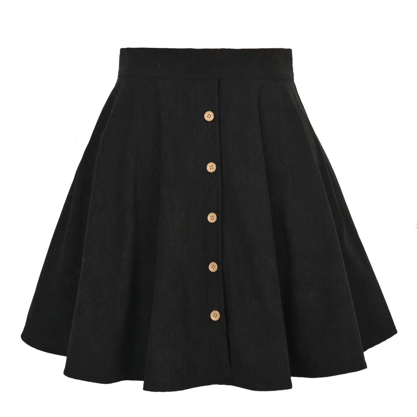 High-Waist Mini Cord Skirt – Stylish Women's Casual Fashion