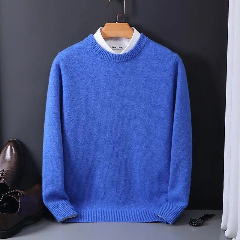 Men's Cashmere Sweater – Stylish Warm Knit Pullover for Winter