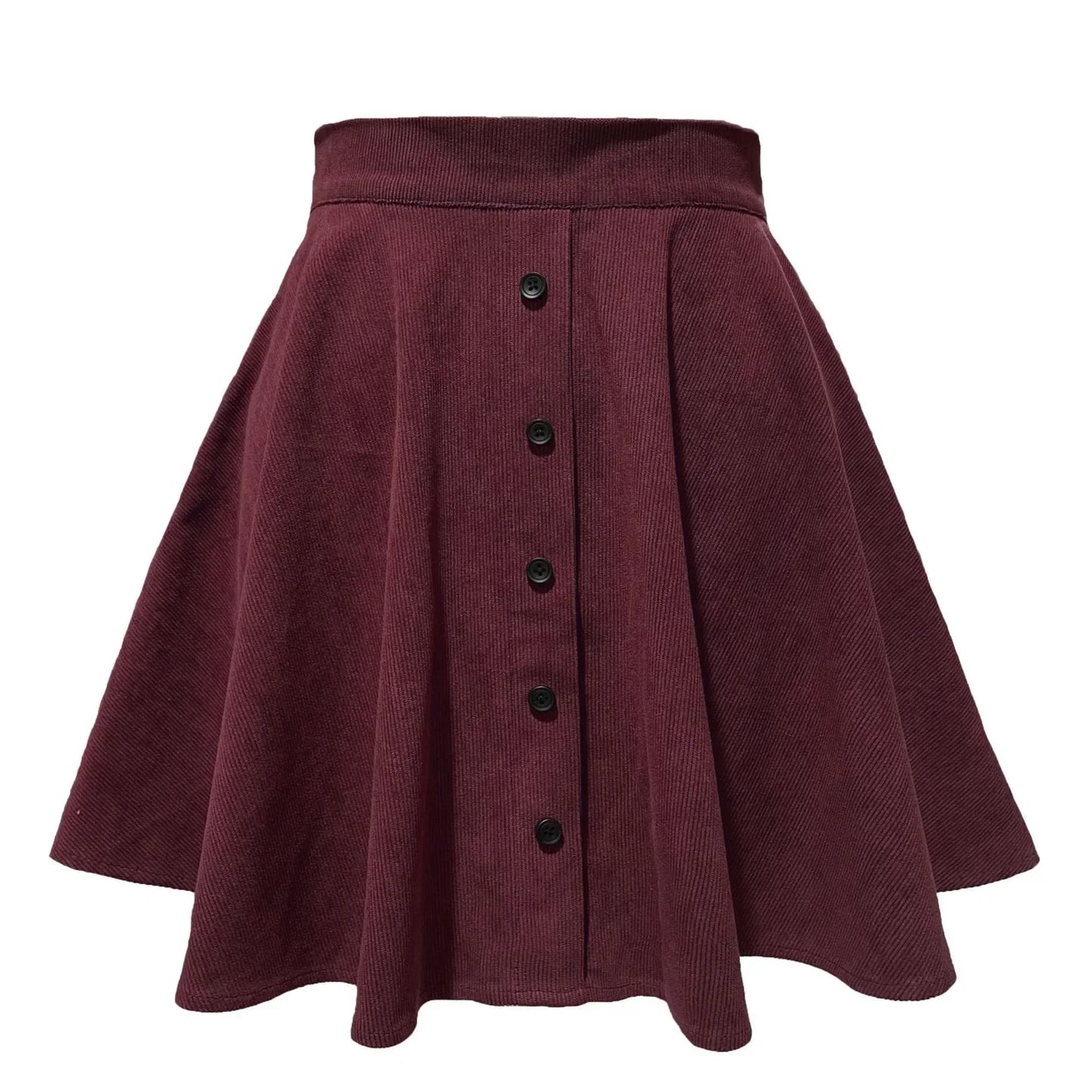 High-Waist Mini Cord Skirt – Stylish Women's Casual Fashion