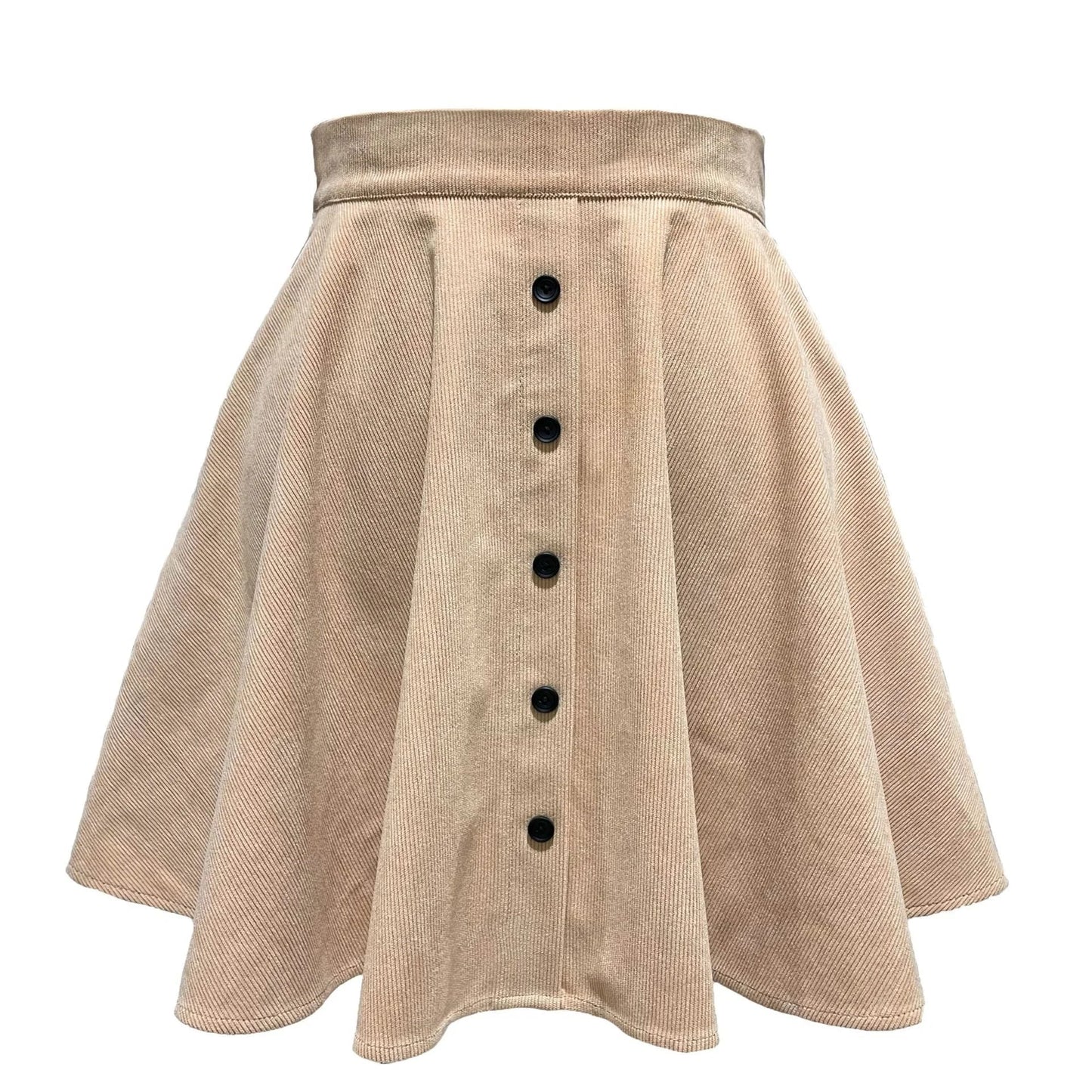 High-Waist Mini Cord Skirt – Stylish Women's Casual Fashion