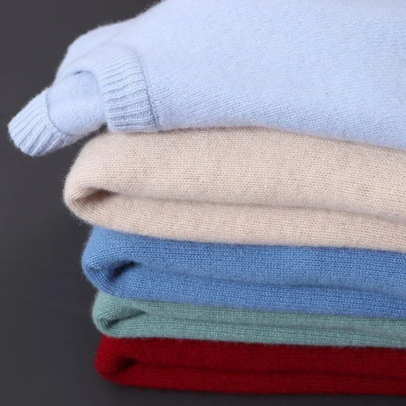 Men's Cashmere Sweater – Stylish Warm Knit Pullover for Winter