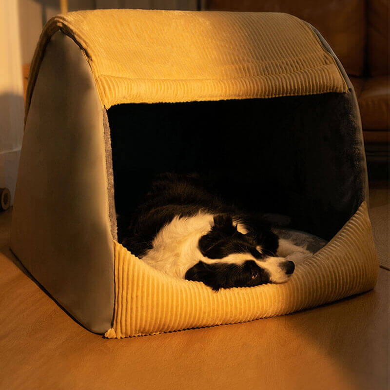 Dog Tent Bed Cozy – Soft Warm Cave Style for Pets