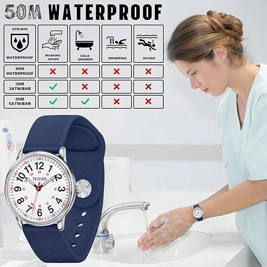 Waterproof Wristwatch – Luminous Dial Men's Watch for Sports and Outdoors