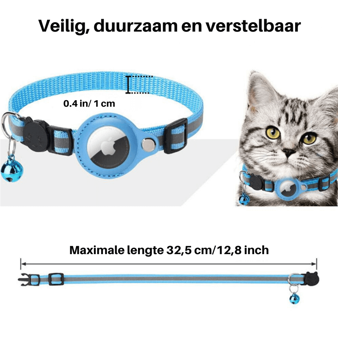 Cat Collar GPS Tracker – Safety Closure Adjustable Pet Accessory