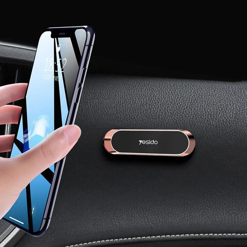 Magnetic Phone Holder – No Installation, Easy Mounting for Car & Home