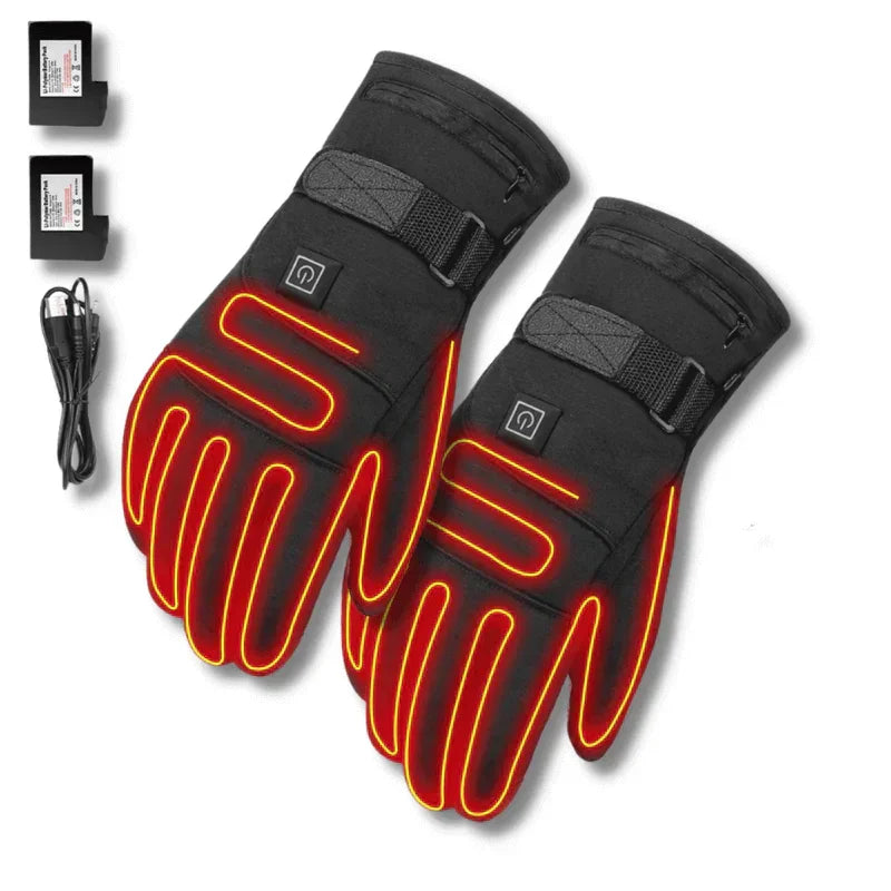 Electric Heated Gloves Waterproof – Warm Winter Gear for Cold Weather