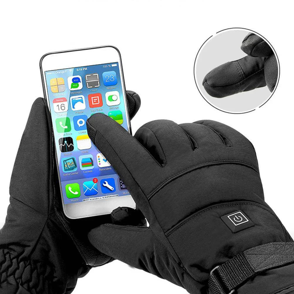 Electric Heated Gloves Waterproof – Warm Winter Gear for Cold Weather