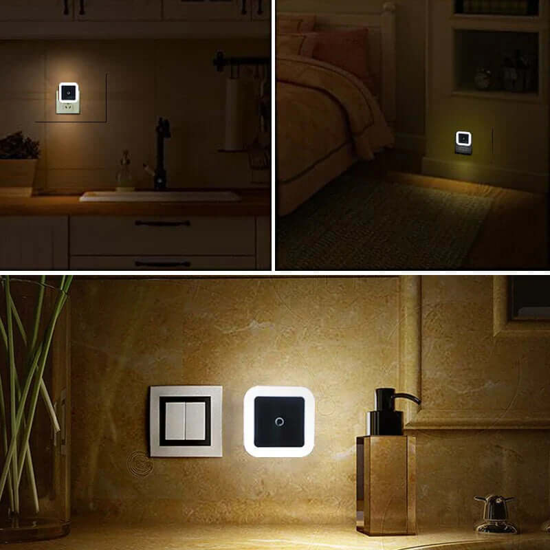 LED Night Light Set – Motion Sensor Indoor & Outdoor Lighting