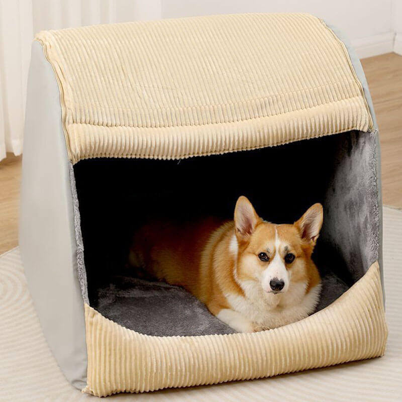 Dog Tent Bed Cozy – Soft Warm Cave Style for Pets