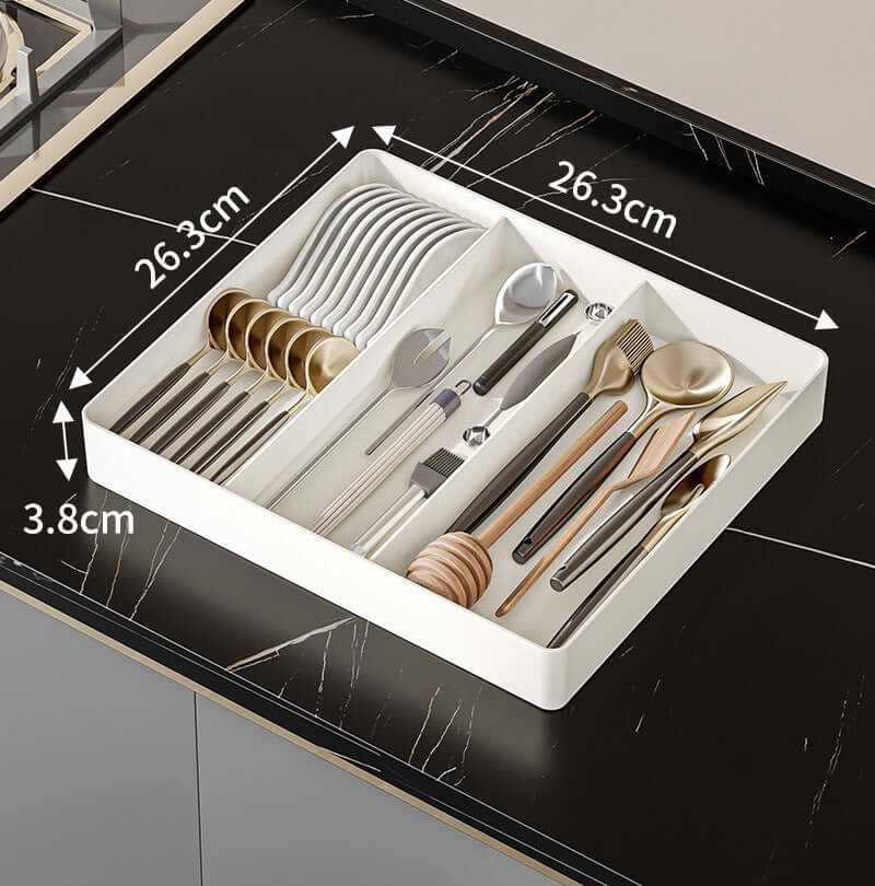 Cutlery Organizer – Kitchen Drawer Storage for Utensils & Silverware