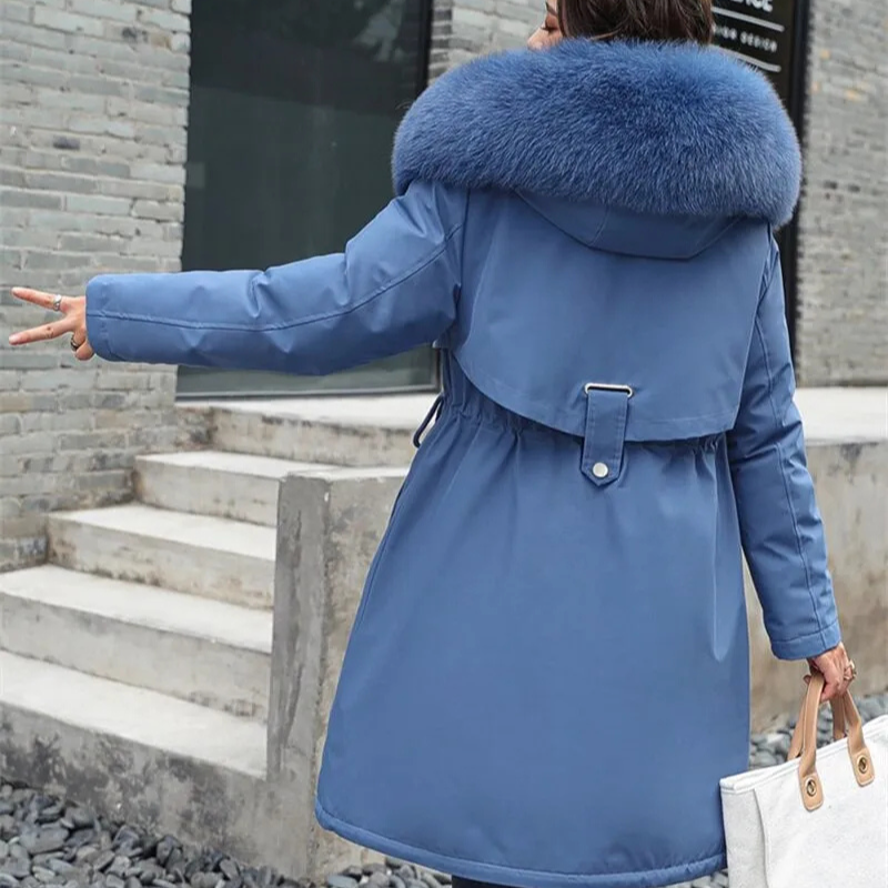 Parka dama cálida con cremallera – Abrigo cómodo y elegante