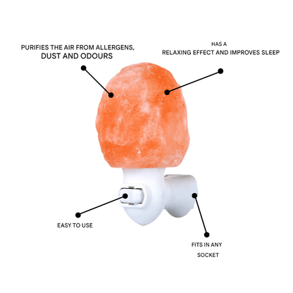 Himalayan Salt Lamp – Natural Air Purifier & Decorative Light