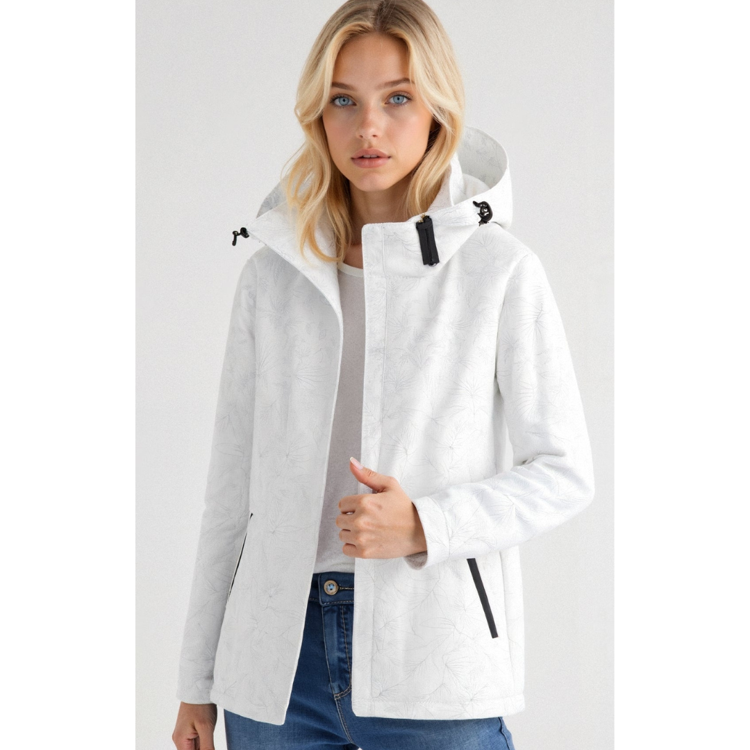 Chaqueta cortaviento mujer – Chaqueta con capucha y cremallera ligera