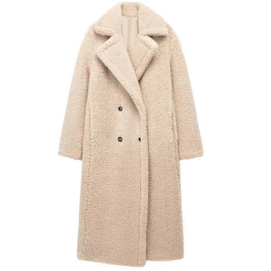 Abrigo largo mujer – Trench suave y cálido para invierno