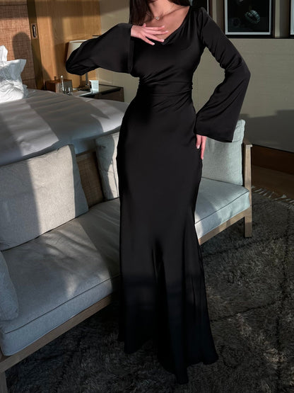 Maxi Dress Long Sleeve – Elegant Evening Gown for Women