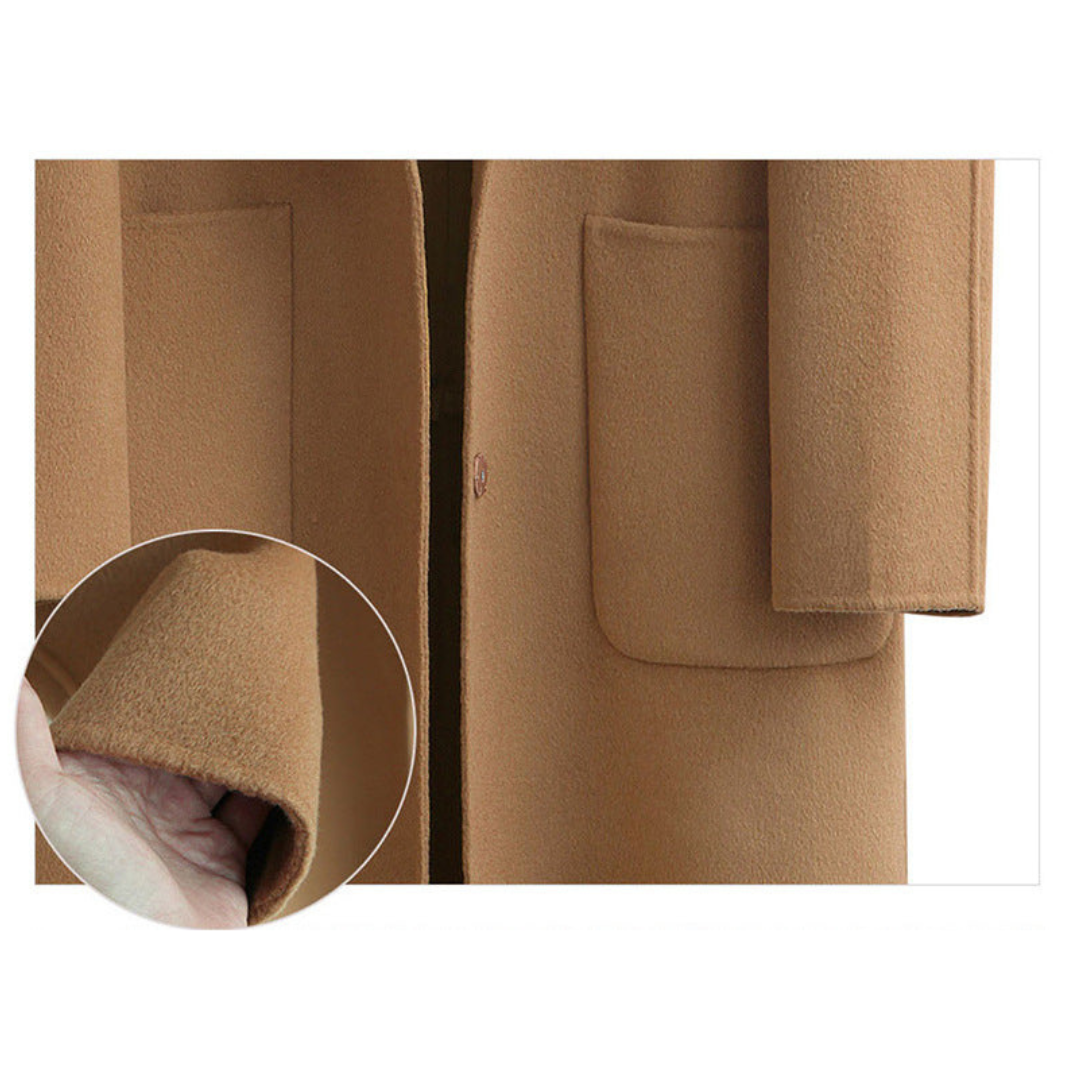 Abrigo trench invierno dama – Abrigo largo clásico elegante y abrigado