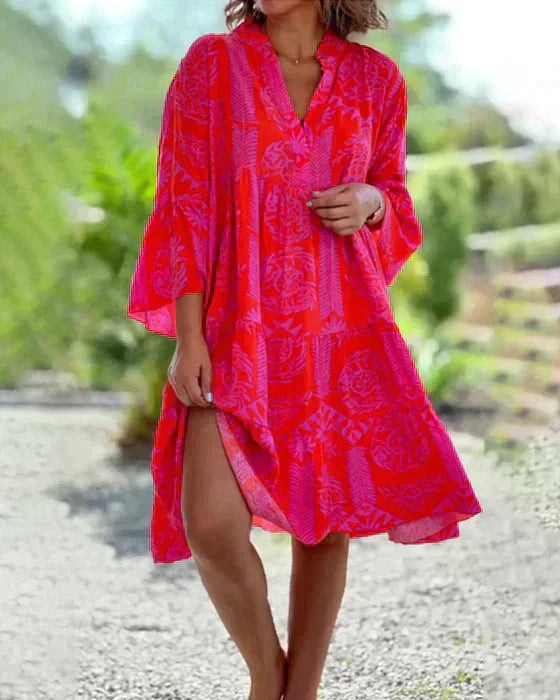 Vestido boho algodón mujer – Vestido largo fluido y cómodo