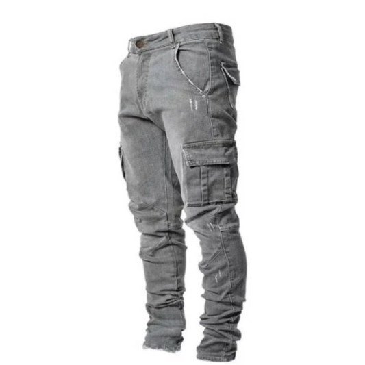 Pantalones Cargo Hombre – Tácticos con Múltiples Bolsillos Funcionales