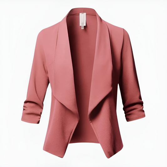 Blazer elegante dama – Chaqueta formal con mangas largas y diseño chic