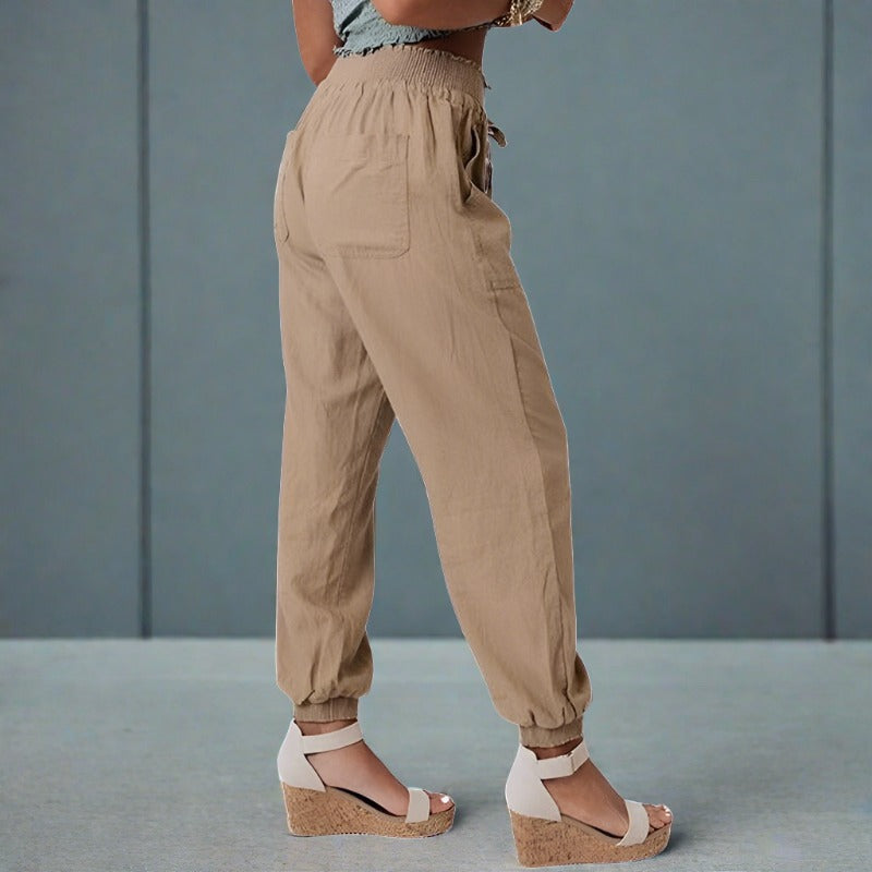 Pantalones de Cintura Alta Mujer – Casual Elegantes y Cómodos