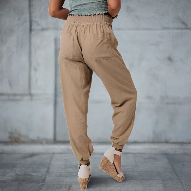 Pantalones de Cintura Alta Mujer – Casual Elegantes y Cómodos