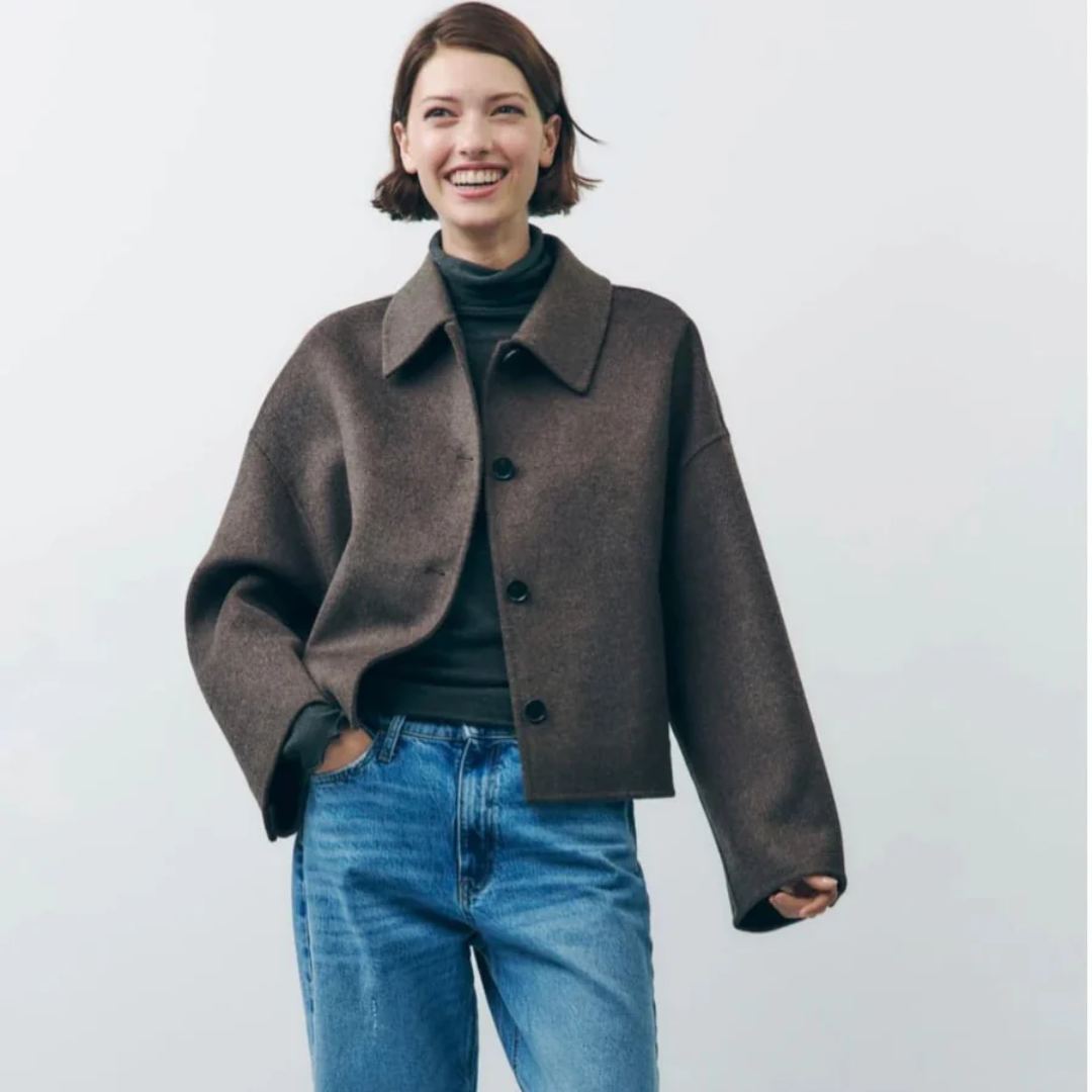 Abrigo de invierno dama – Abrigo oversized cálido y elegante