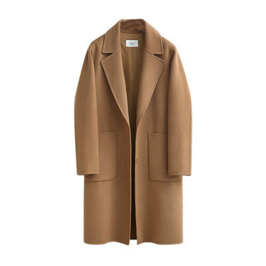 Abrigo trench invierno dama – Abrigo largo clásico elegante y abrigado