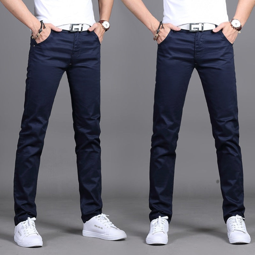 Pantalón Slim Fit Hombre – Pantalón Elástico Casual y Moderno