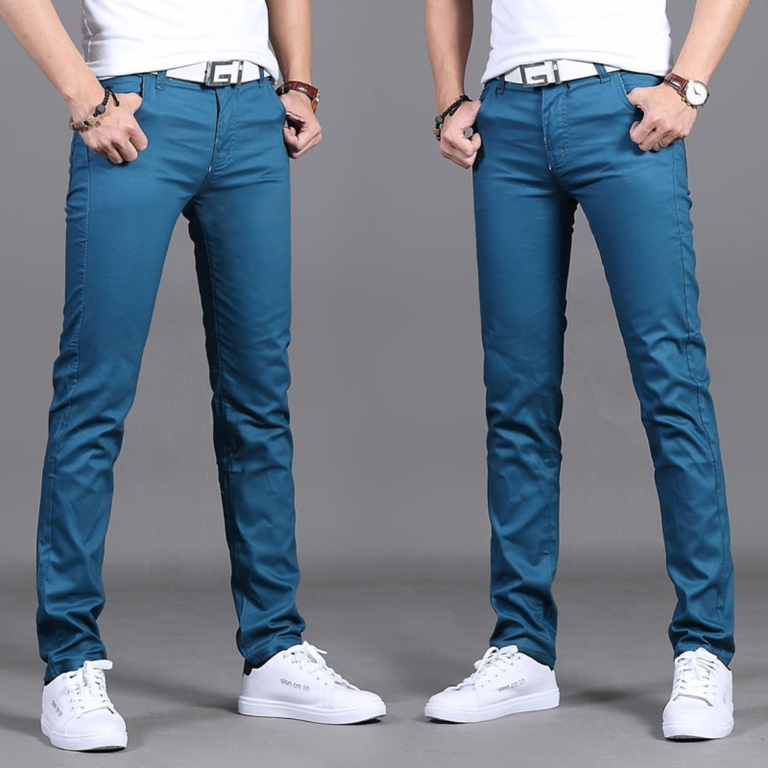 Pantalón Slim Fit Hombre – Pantalón Elástico Casual y Moderno