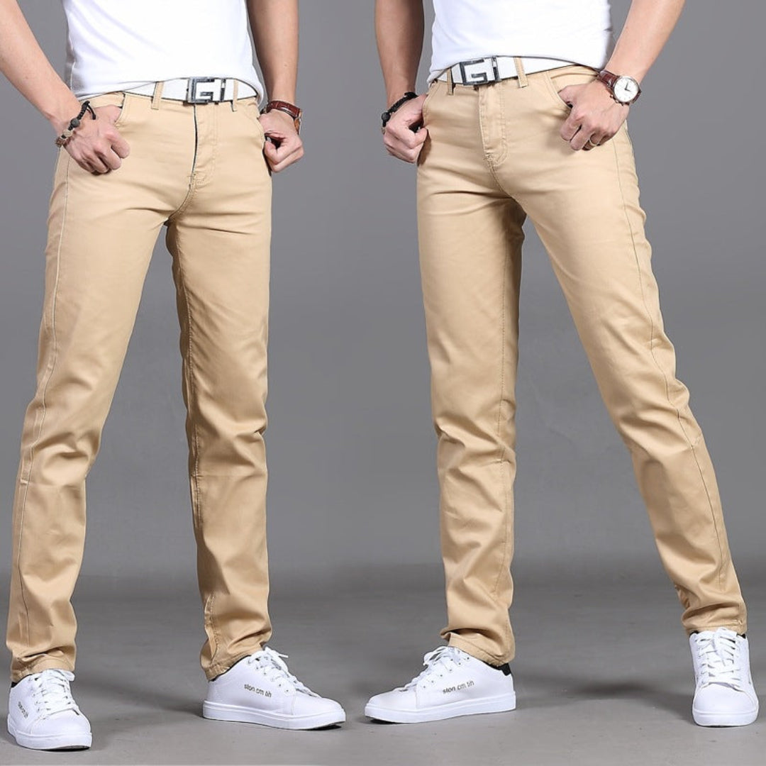 Pantalón Slim Fit Hombre – Pantalón Elástico Casual y Moderno