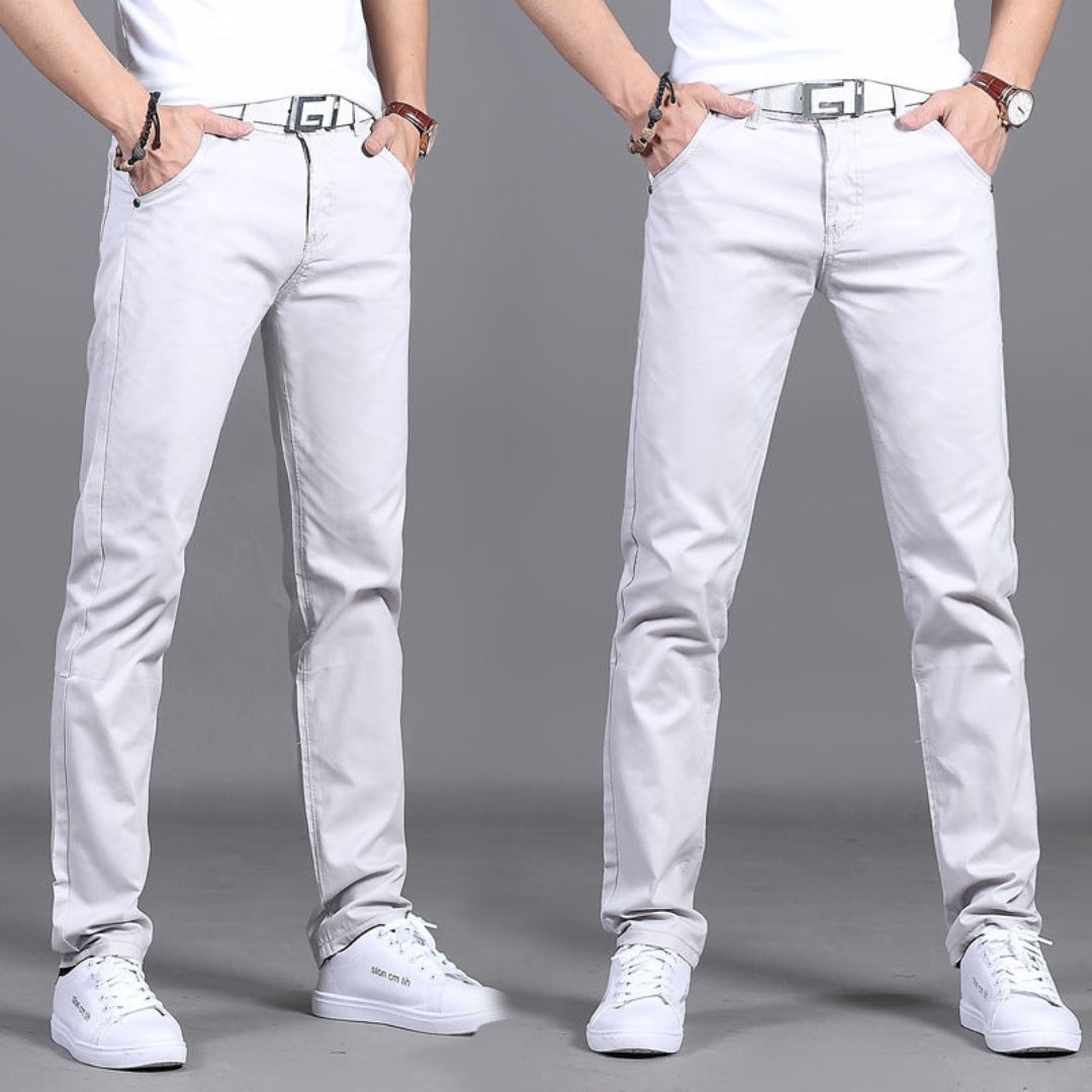 Pantalón Slim Fit Hombre – Pantalón Elástico Casual y Moderno