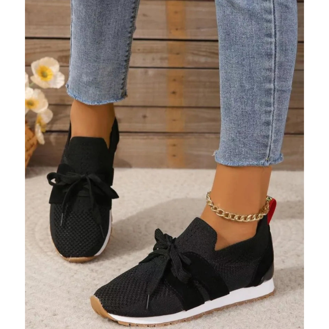 Zapatos Planos Mujer – Zapatos de Cordones Estilosos para Exterior