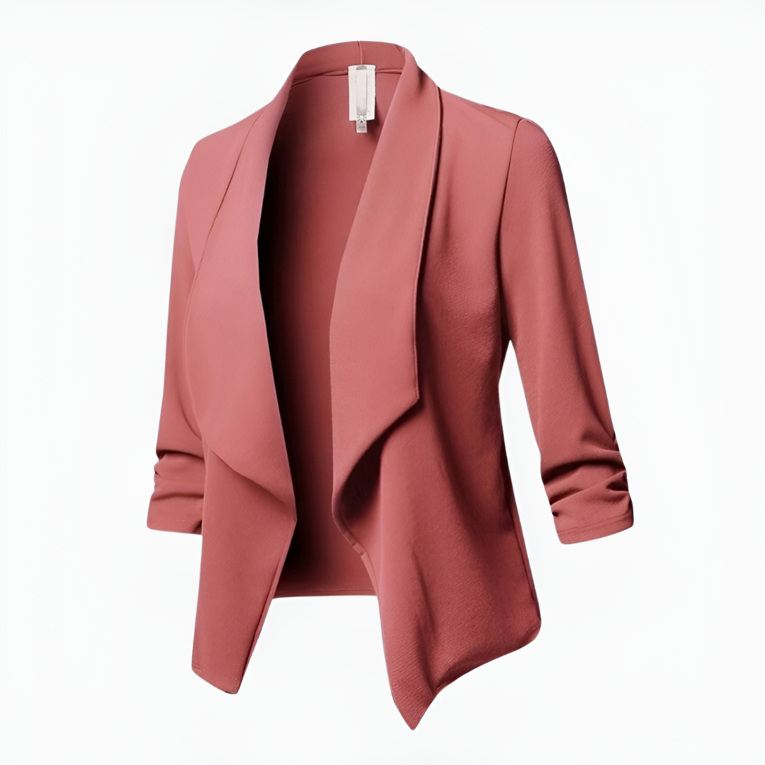 Blazer elegante dama – Chaqueta formal con mangas largas y diseño chic