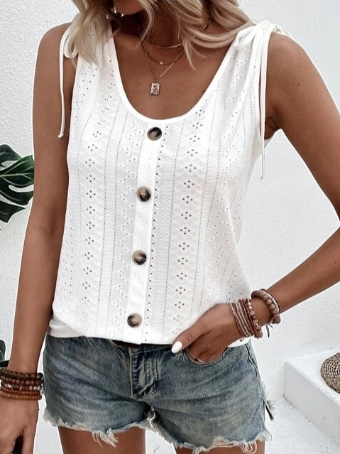 Top sin mangas verano mujer – Blusa cómoda y ligera para días cálidos