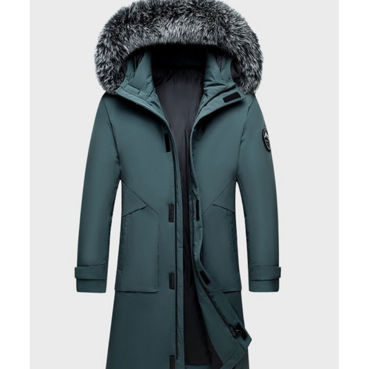 Parka de Invierno Hombre – Abrigo Cálido con Capucha y Resistente al Frío